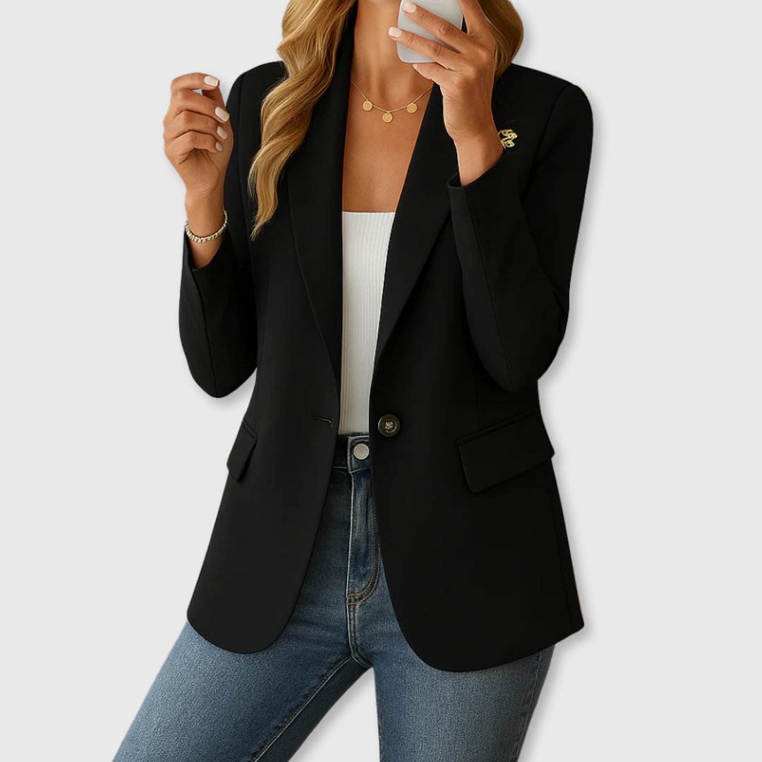 Elegante Damenjacke mit Knöpfen – Ansicht 2