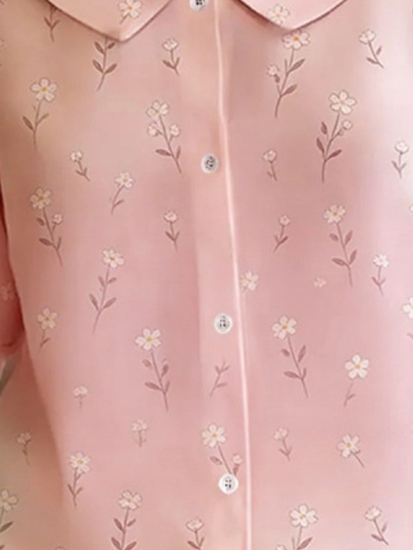 Erika | Vintage-Bluse mit Blumenmuster