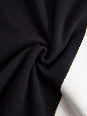 Juni – Figurbetontes One-Shoulder-Kleid in Unifarben mit Kontrasteffekt – Ansicht 9