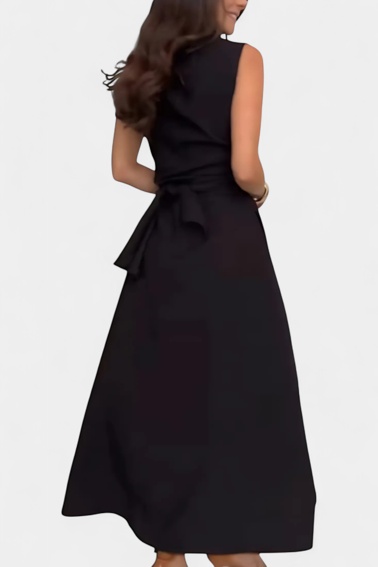 Meryl – Hemdblusenkleid für Damen mit Knöpfen und Gürtel – Ansicht 8