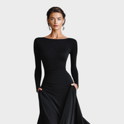 Hestia – Elegantes Maxikleid mit fließenden Falten