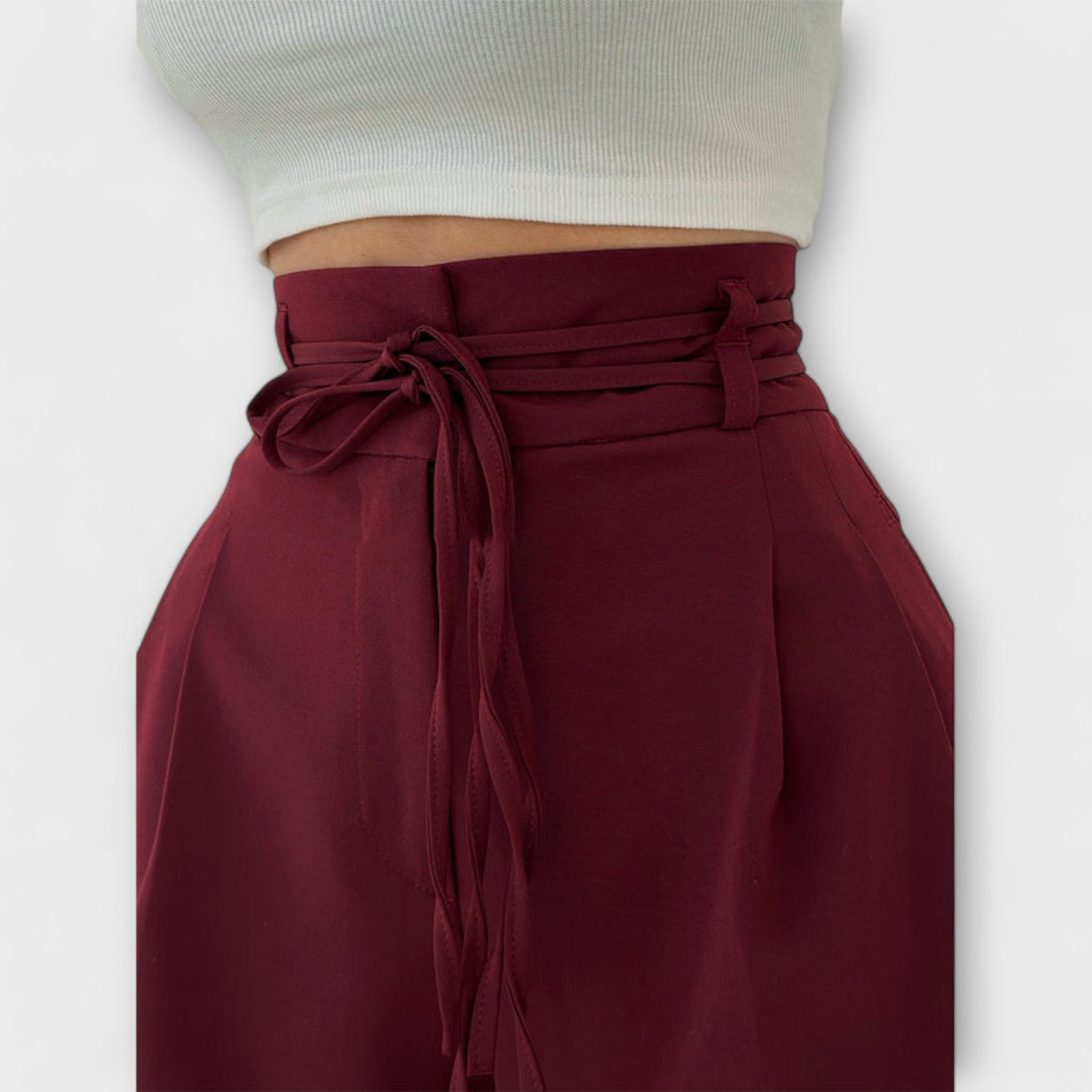 Bequeme Damenhose Jill mit Kordelzug – Ansicht 4