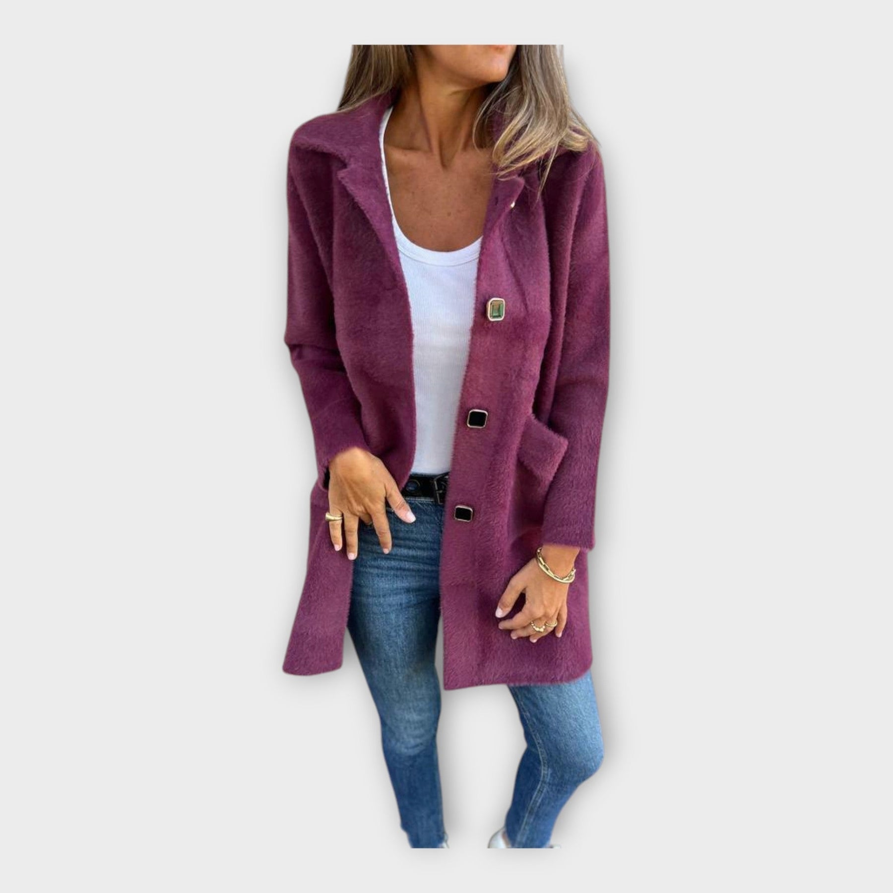 Marce – Eleganter Wollmantel für Damen