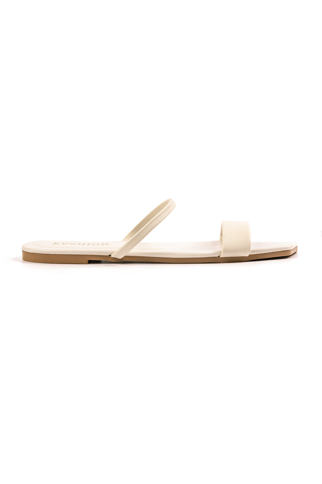 Klassische flache Damen-Sandalen mit eckiger Zehenpartie – Ansicht 7