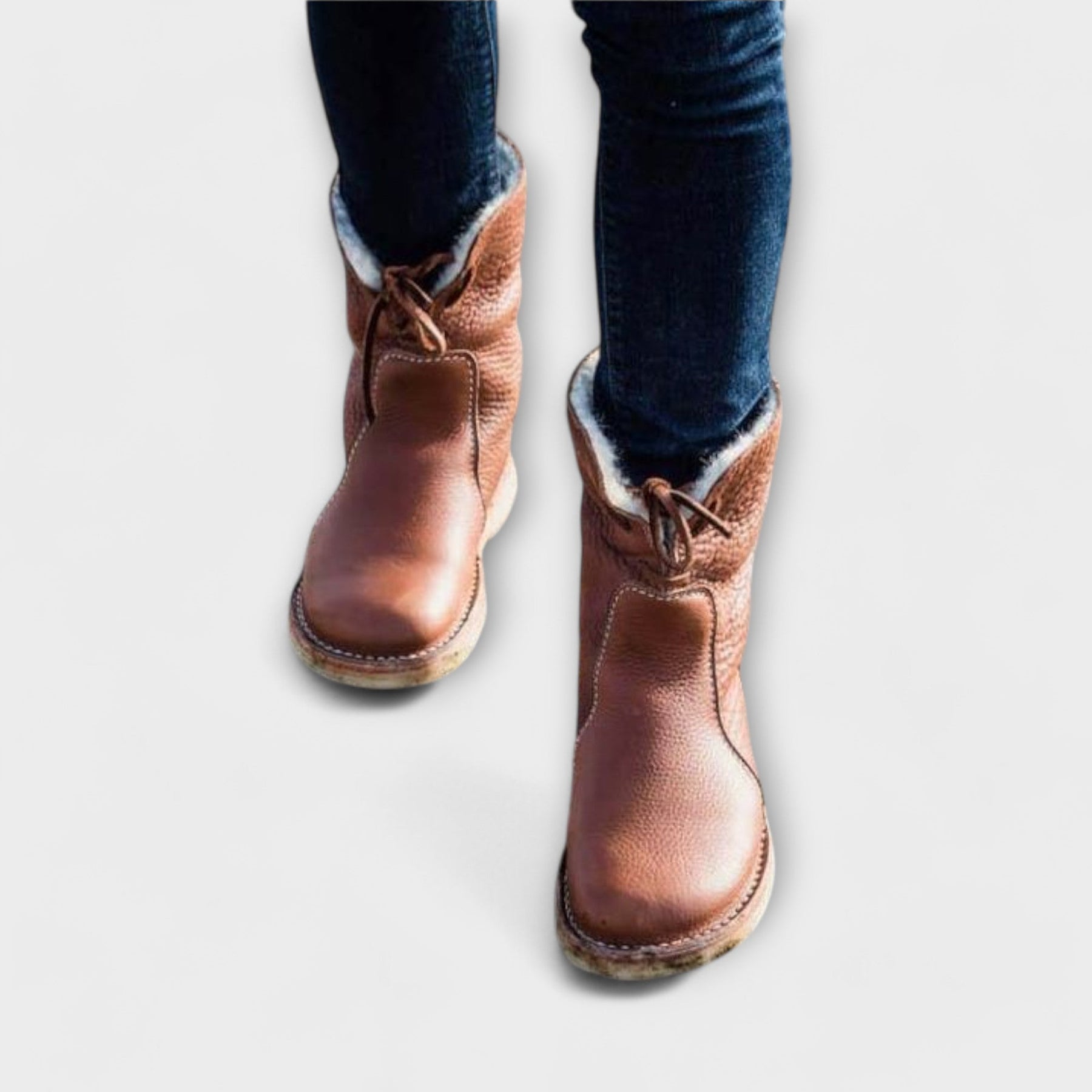 Wasserdichte Damenstiefel mit Thermofutter – Ansicht 2