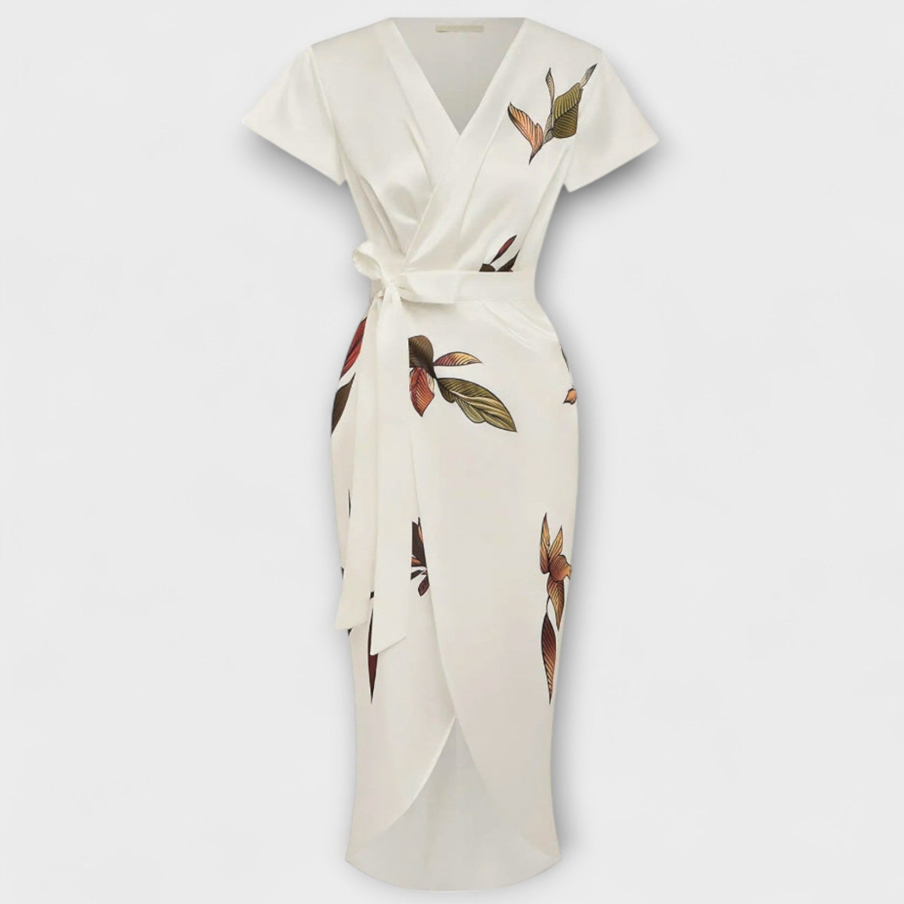 Damen-A-Linienkleid aus Satin – Ansicht 4