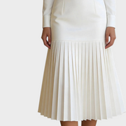 Allyson – Midikleid mit Stehkragen und Gürtel