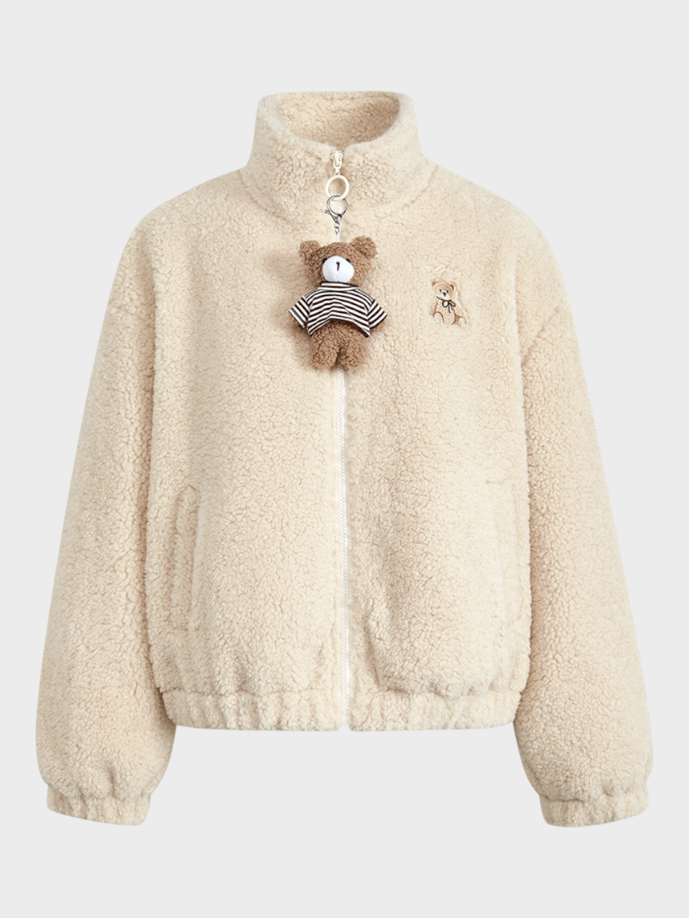 Tanya – Flauschige Fleecejacke für Damen – Ansicht 4