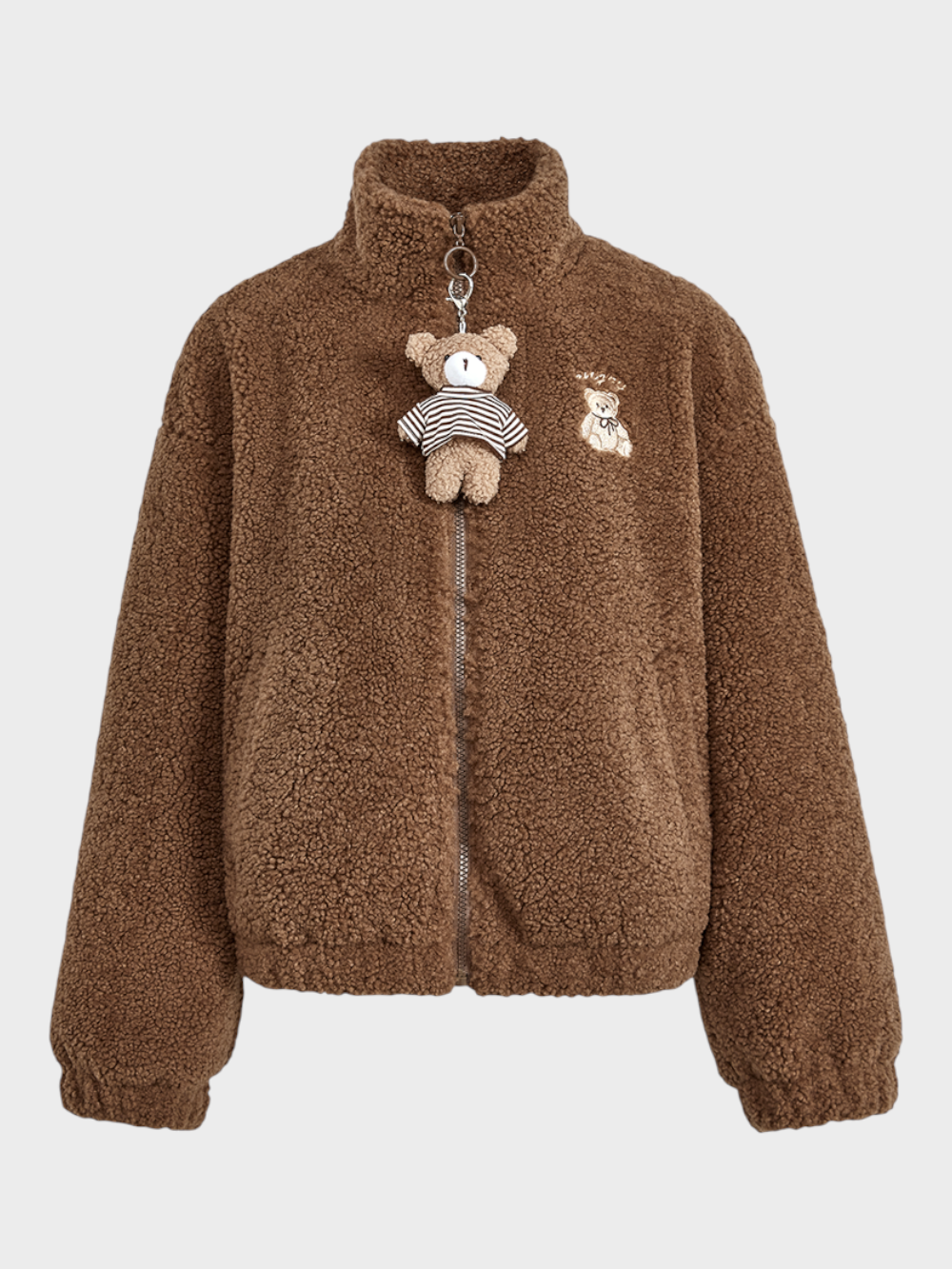 Tanya – Flauschige Fleecejacke für Damen – Ansicht 2