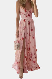 Luna – Maxikleid für Damen mit Korsett und Blumenmuster – Ansicht 5