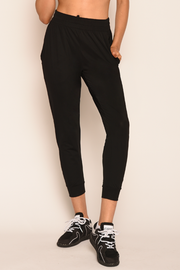 Wasserdichte Damen-Jogginghose mit hohem Bund – Ansicht 2