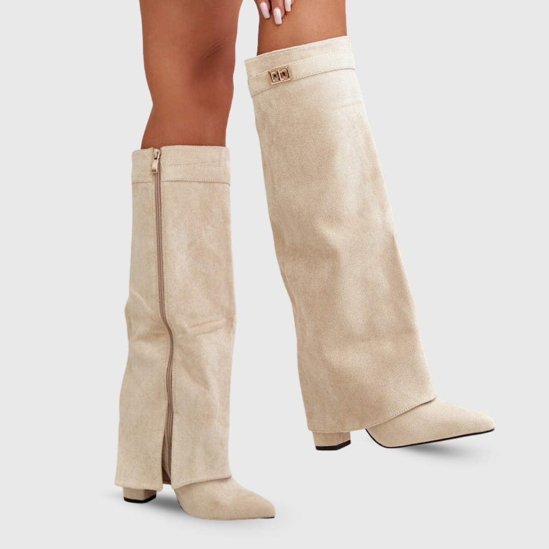 Elegante hohe Stiefel für Damen in zeitlosem Design – Ansicht 6