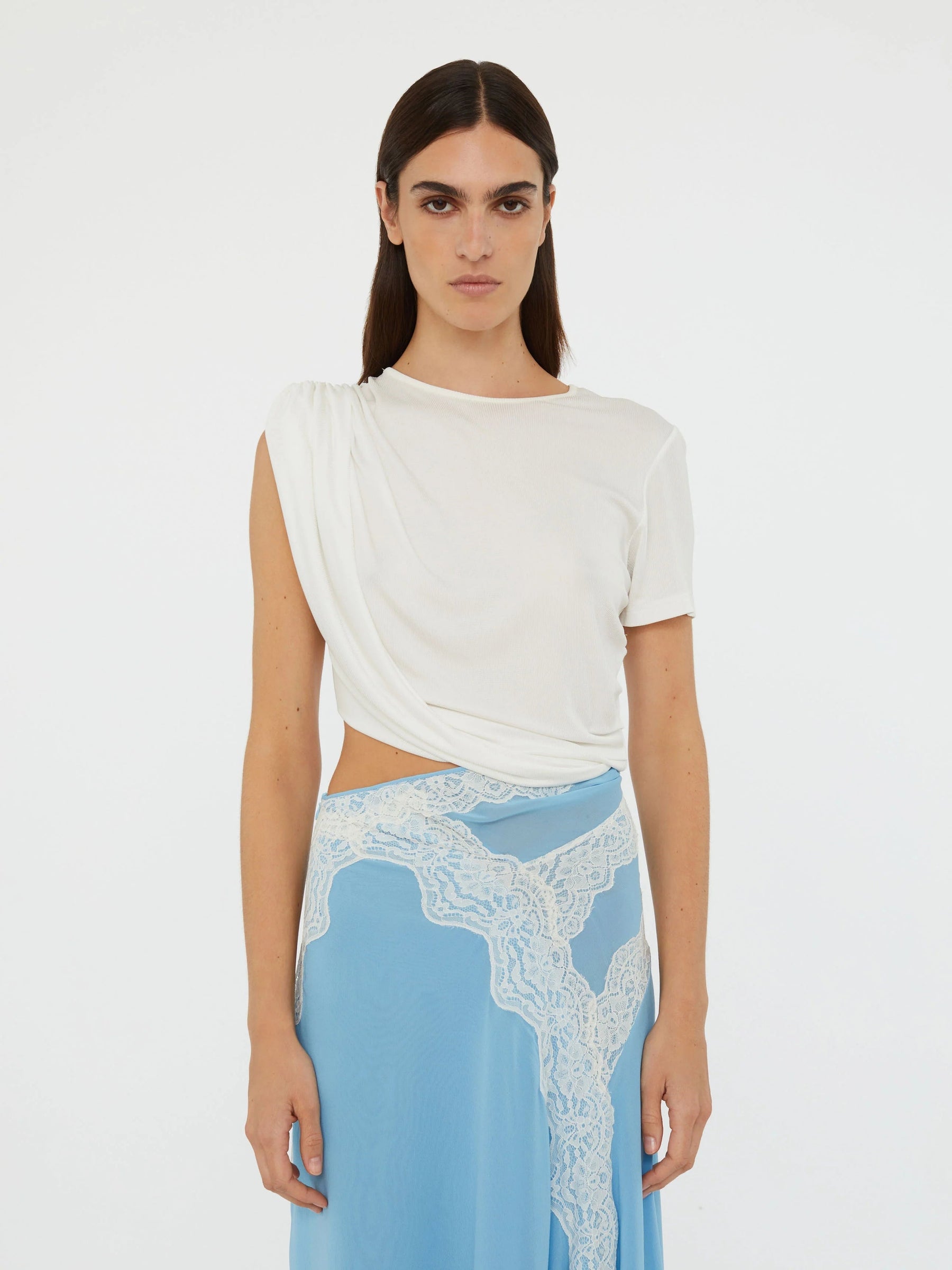 Alice – Midikleid für Damen mit gedrehtem Detail – Ansicht 10