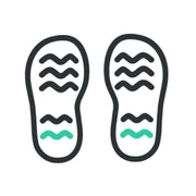 VeloStep breite Zehenbox und Sohle