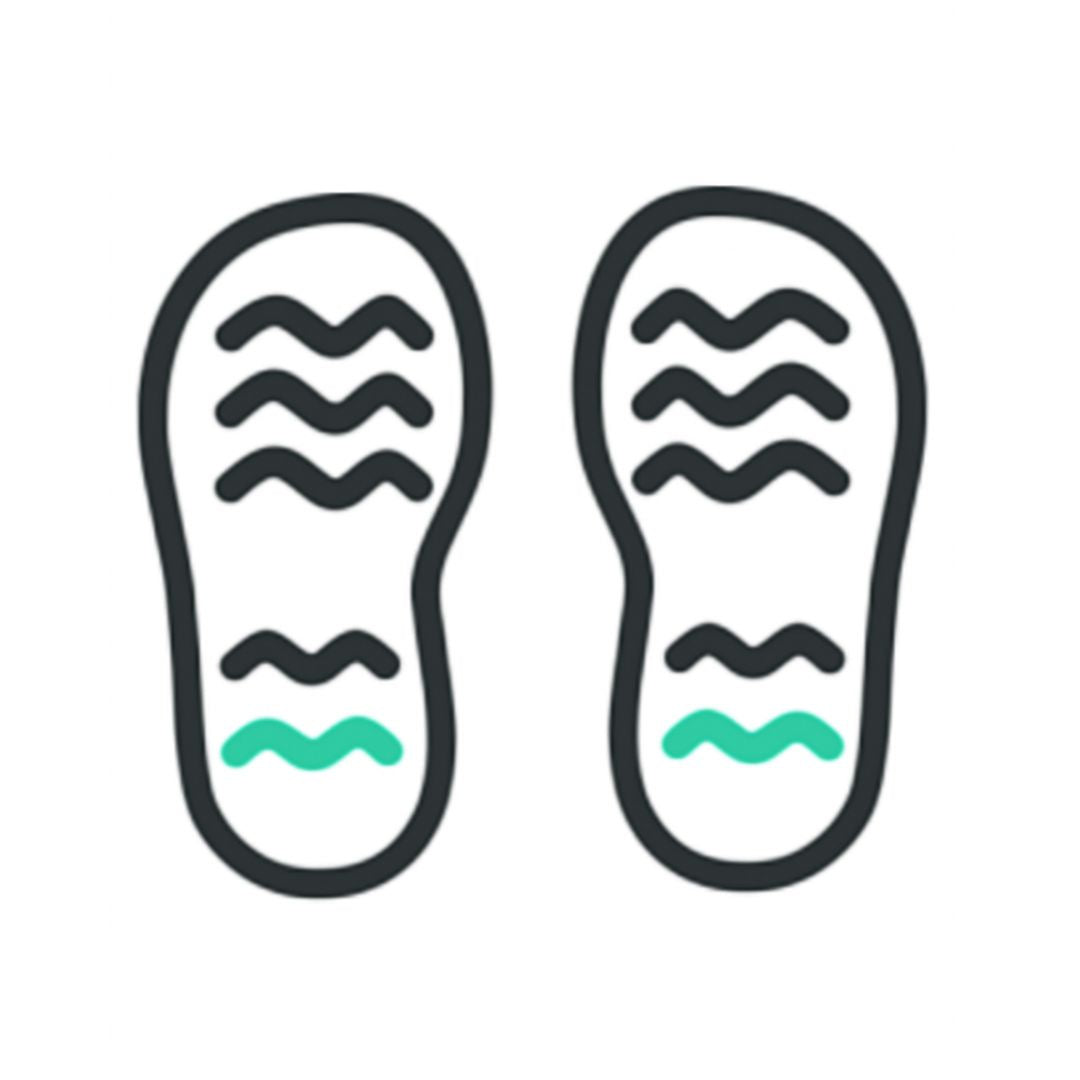 VeloStep breite Zehenbox und Sohle