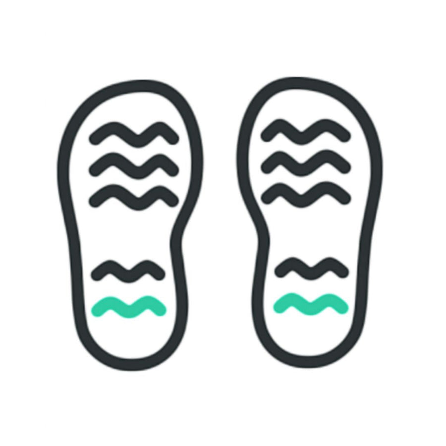 VeloStep breite Zehenbox und Sohle