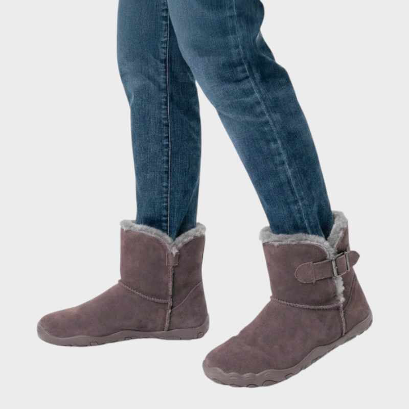 Damen-Ballerina-Schuhe Cozely mit Fellfutter – Ansicht 9