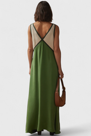 Diamond – Boho-Maxikleid für Damen mit V-Ausschnitt – Ansicht 9