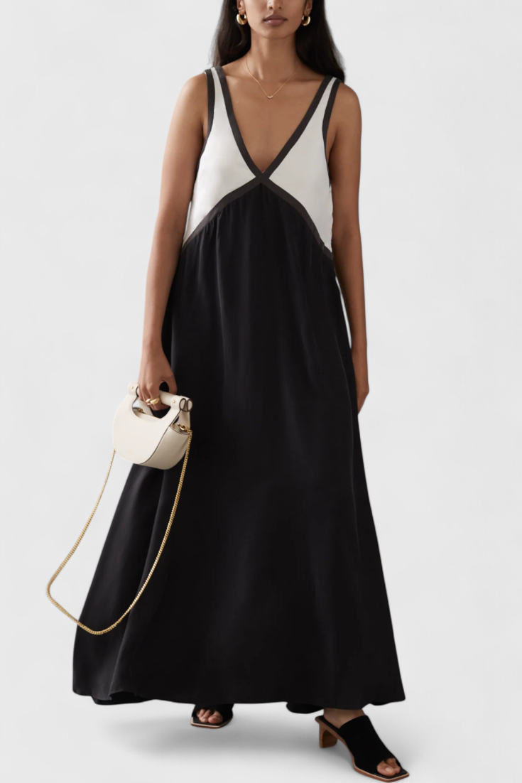 Diamond – Boho-Maxikleid für Damen mit V-Ausschnitt – Ansicht 11