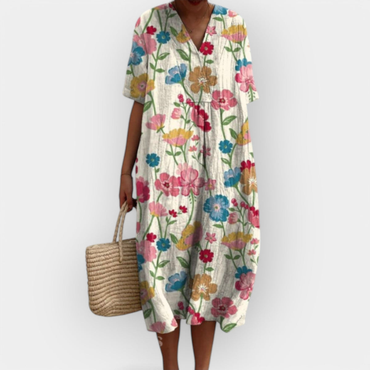 Florales Sommerkleid für Damen – Ansicht 15
