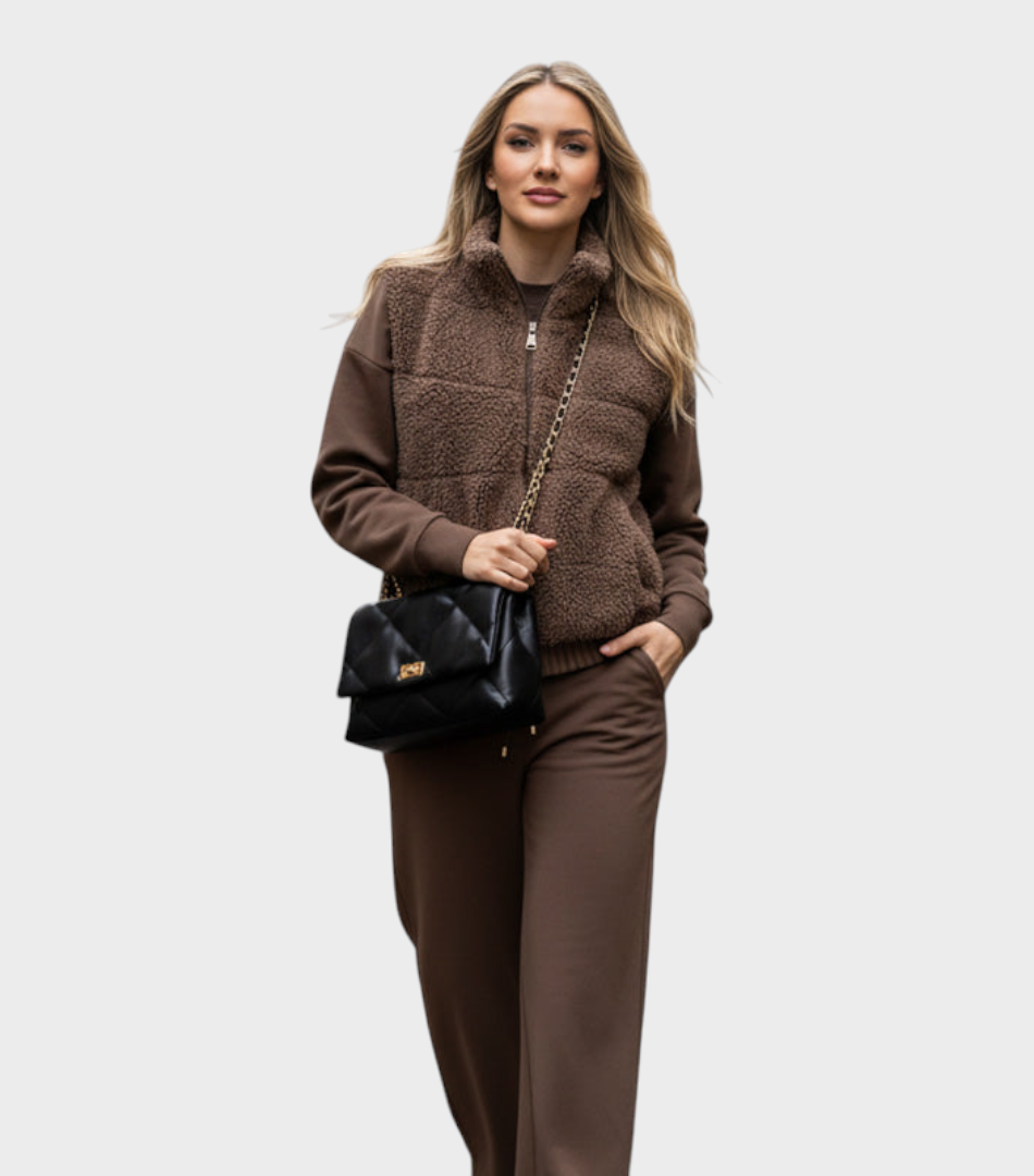 Karoline – Dreiteiliges Strick-Lounge-Set für Damen