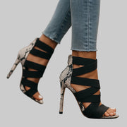 Natalia Voss – Pumps für Damen mit Schlangenhautstruktur – Ansicht 4