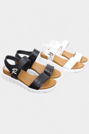 Damen-Plateausandalen Clothide mit Doppelriemen und Schnalle – Ansicht 4