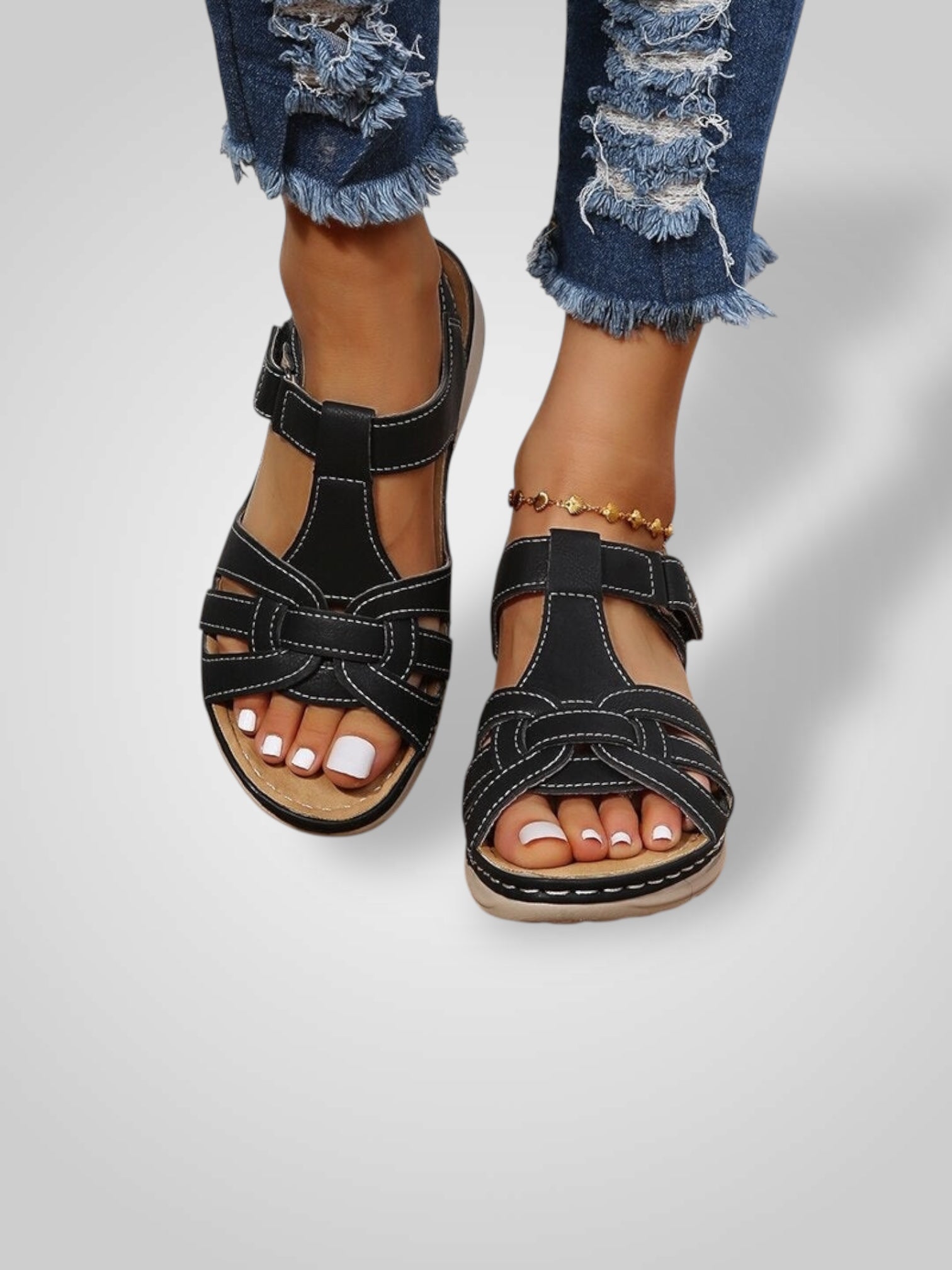 Koha – Orthopädische Plateau-Wandersandalen für Damen – Ansicht 2