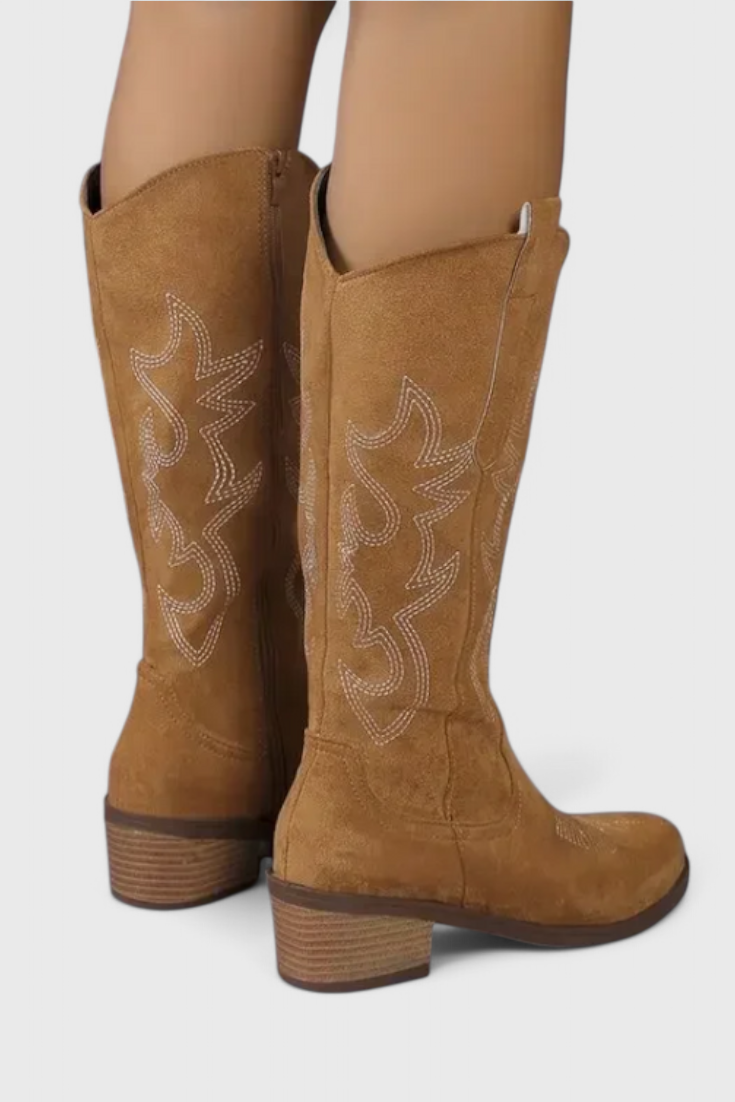 Elka Western-Cowboystiefel aus Wildleder
