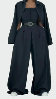 Elegantes Damen-Set aus Bustier und Strickjacke