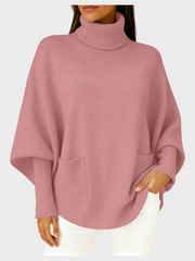 Nikka – Lässiger Damenpullover mit Stehkragen – Ansicht 4