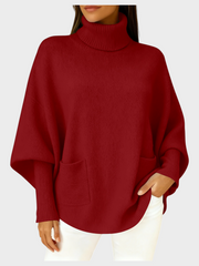 Nikka – Lässiger Damenpullover mit Stehkragen – Ansicht 8