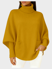 Nikka – Lässiger Damenpullover mit Stehkragen – Ansicht 7
