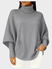 Nikka – Lässiger Damenpullover mit Stehkragen – Ansicht 6