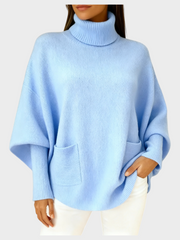 Nikka – Lässiger Damenpullover mit Stehkragen – Ansicht 2