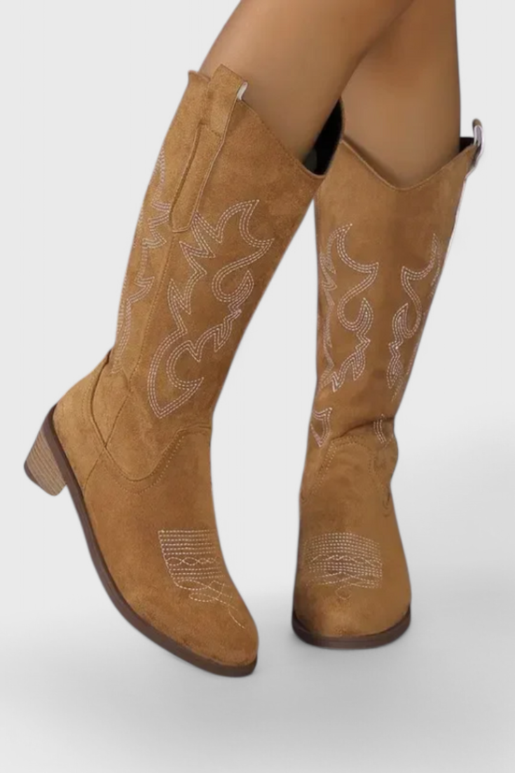 Elka Western-Cowboystiefel aus Wildleder