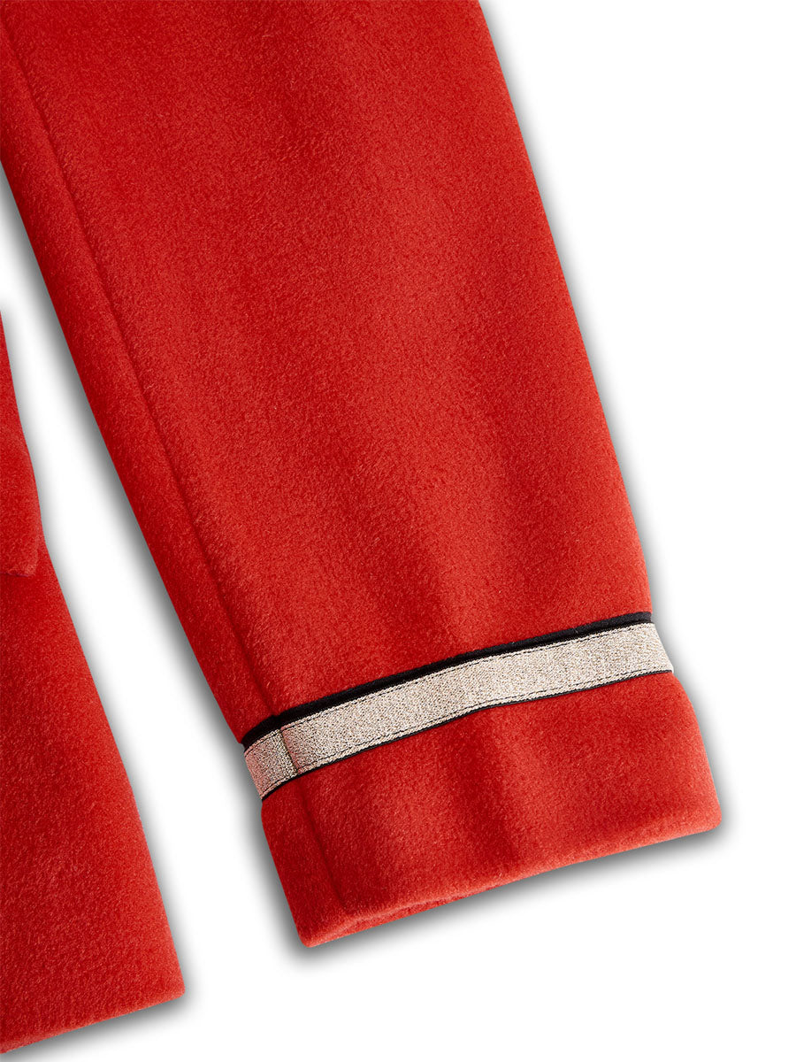Harmony – Damen-Wolljacke mit Stehkragen und Rosenstickerei – Ansicht 12