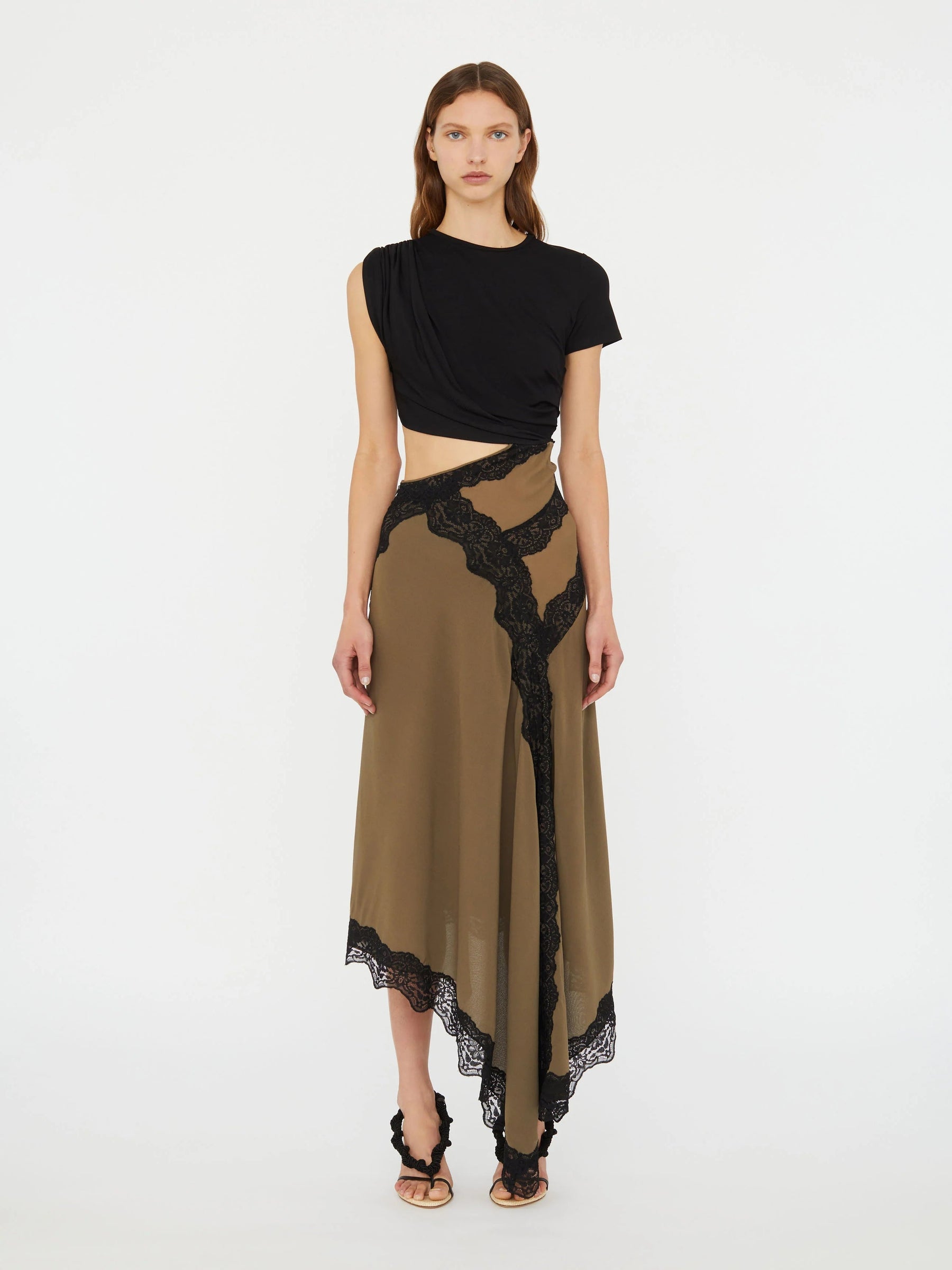 Alice – Midikleid für Damen mit gedrehtem Detail