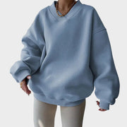 Luvien – Oversized Pullover für Damen aus Baumwollmischung – Ansicht 3