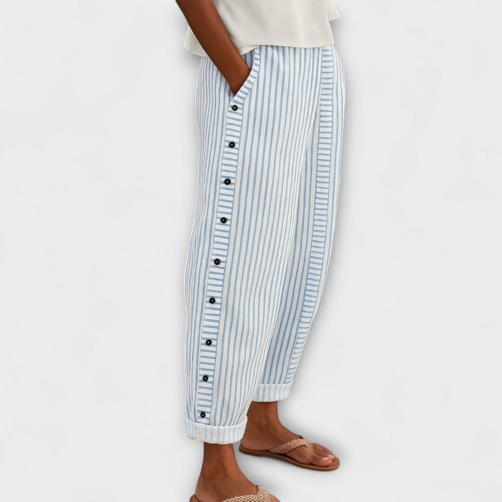 Rhea – Lockere gestreifte Hose