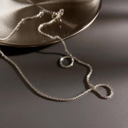 Silbernes Halsketten-Set aus 925er Silber mit Sternmotiv – Ansicht 4