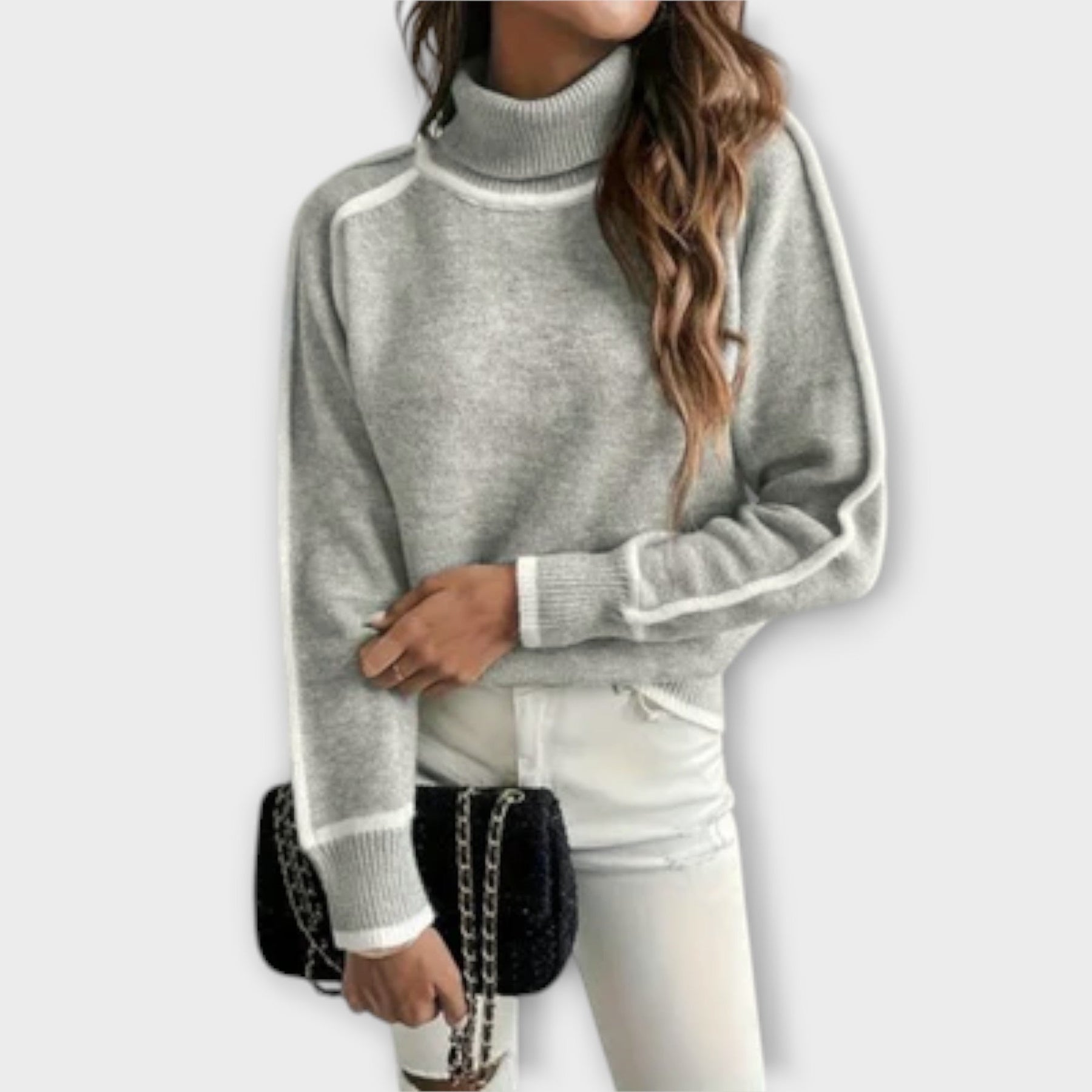 Damen-Kleid Ei mit hohem Kragen – Ansicht 5