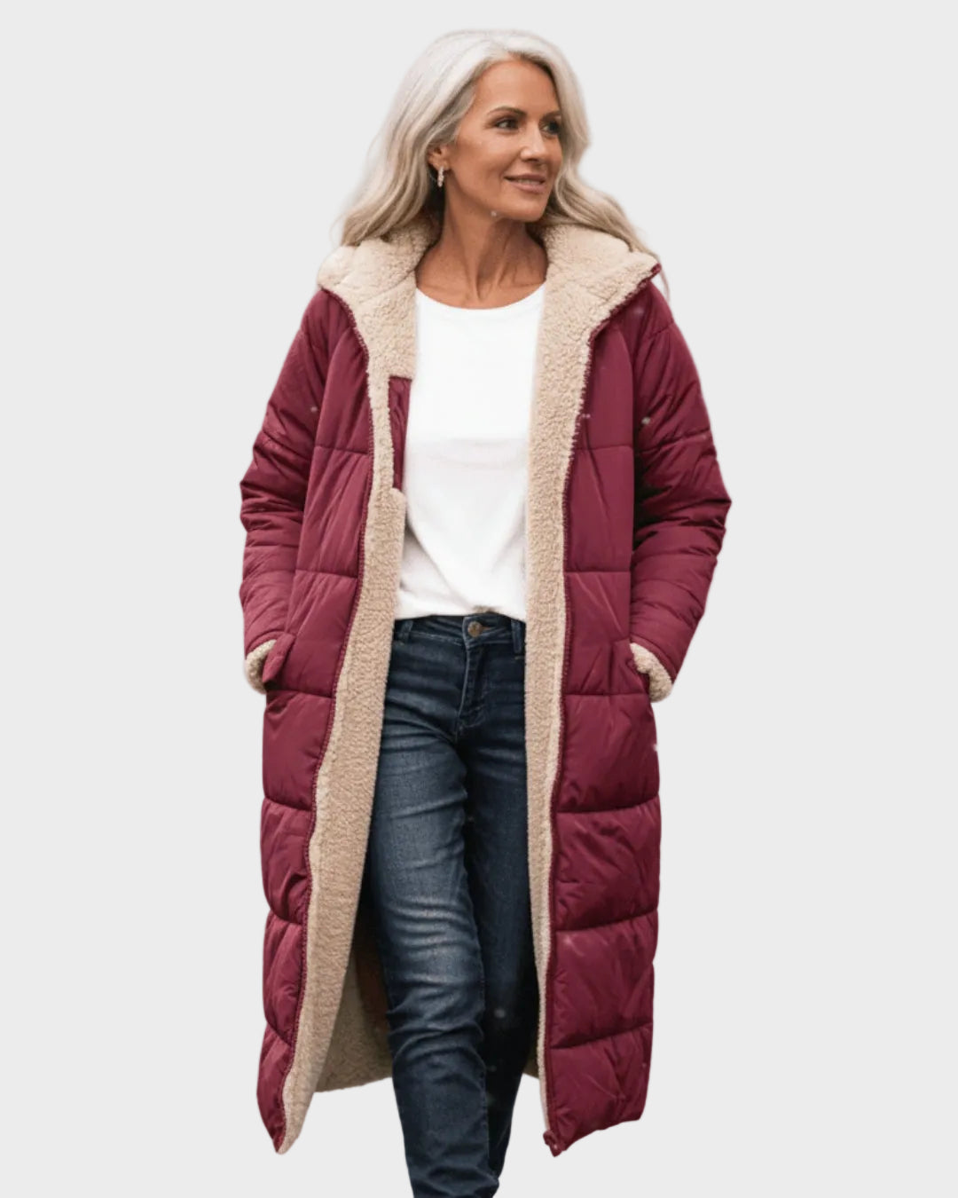 Tyga – Damen-Sherpa-Wintermantel – Ansicht 14