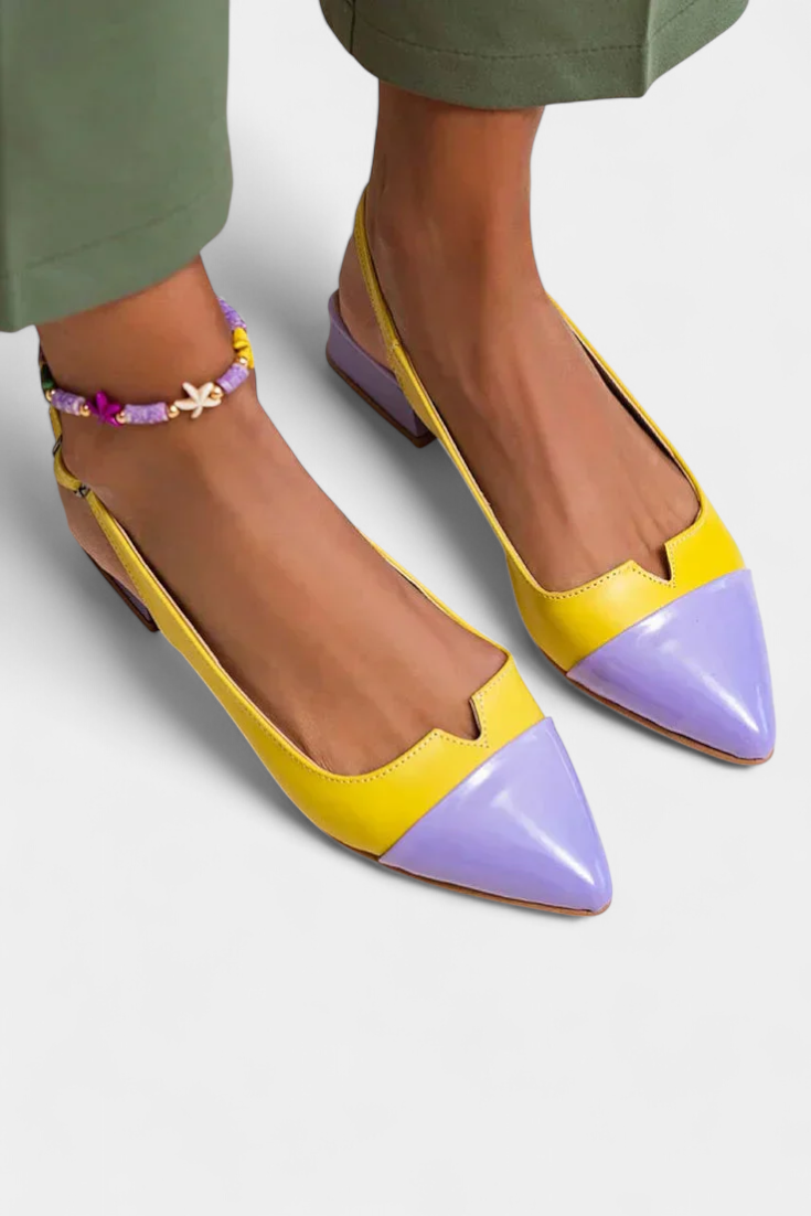 Bunte spitze Damen-Sandalen Grazia