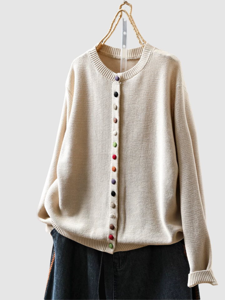 Adalyn Grace – Strickjacke für Damen mit Knöpfen – Ansicht 2