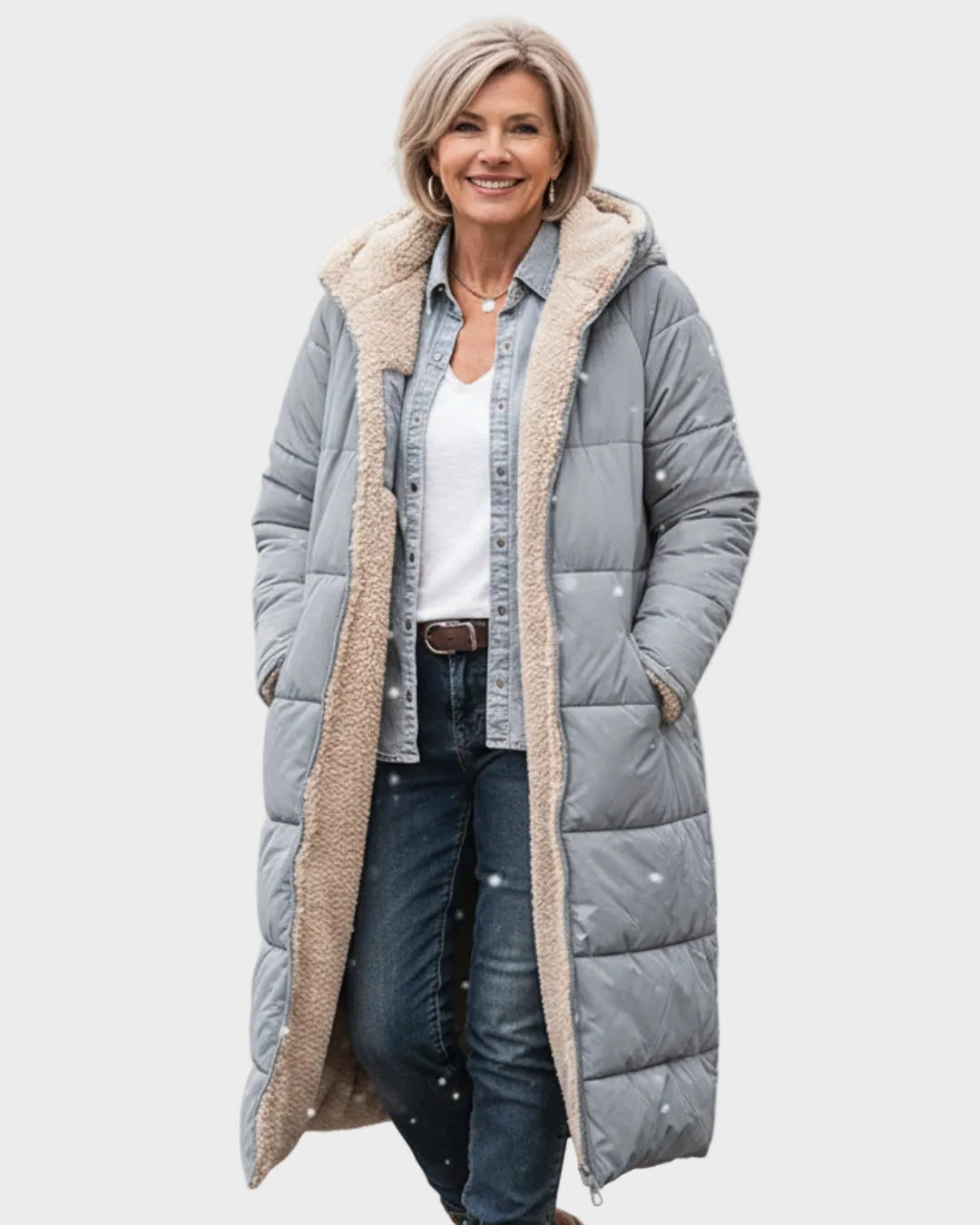 Tyga – Damen-Sherpa-Wintermantel – Ansicht 9