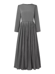 Marvee – Langärmliges Maxikleid mit Falten