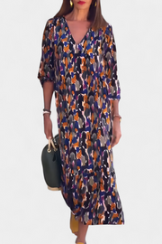 Teodora – Retro-Damenkleid mit Puffärmeln – Ansicht 2