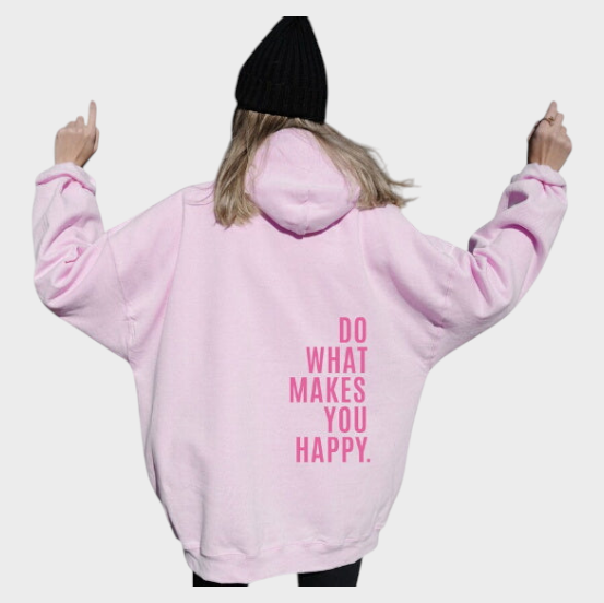 Lulu – Oversized Kapuzenpullover für Damen – Ansicht 4