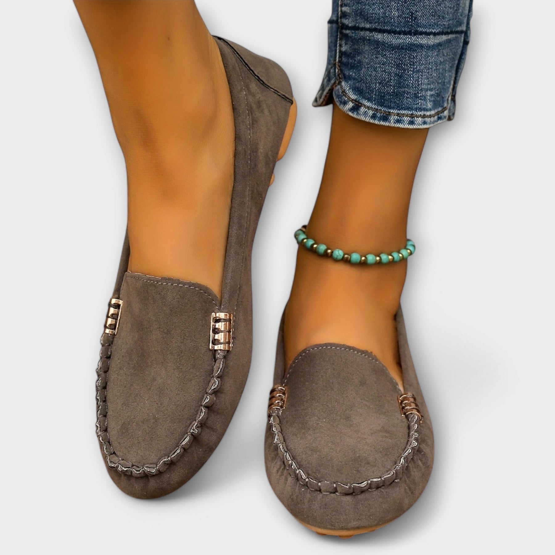 Leichte Damen-Mokassins Sabrina mit Fleece – Ansicht 6